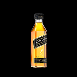 尊尼获加 12年 黑牌 调和 苏格兰威士忌 40%vol 50ml 迷你瓶