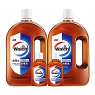 88VIP：Walch 威露士 爆卖年货、：Walch 威露士 高效消毒液消毒水1Lx2瓶+便携装60mlx2支