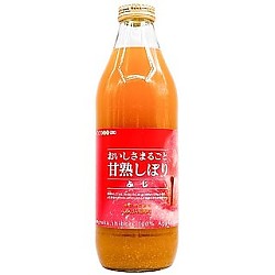 青森农协 临期日本进口饮品相马农协甘熟富士苹果汁日式鲜榨饮料瓶装1000ml