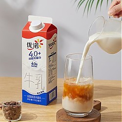 yoplait 优诺 纯牛奶4.0+优质乳蛋白营养原生高钙纯牛奶 950ml