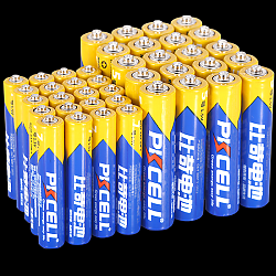 PKCELL 比苛 R6P 5号碳性电池1.5V 20粒+RO3P 7号碳性电池 1.5V 20粒 40粒装