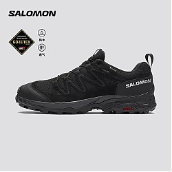 salomon 萨洛蒙 男款 户外运动防水透气耐磨稳定徒步鞋 X WARD LEATHER GTX 黑色 471823 8 (42)