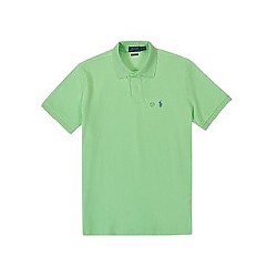 RALPH LAUREN 韩国直邮[POLO] POLO 柔软的棉 短袖 领子T恤 修身版型(绿色)