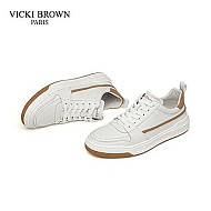 VICKI BROWN 法国未毕时尚复古ins男鞋舒适透气运动增高休闲板鞋
