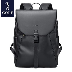 GOLF 高尔夫 双肩包男士运动背包男女休闲旅行包潮学生书包防泼水通勤出游背包 款式3-黑色