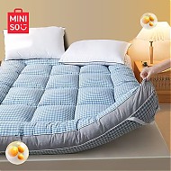 MINISO 名创优品 抗菌大豆纤维床垫双人床褥1.8x2米加厚可折叠榻米床垫被褥铺底