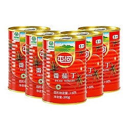 88VIP：屯河 新疆内蒙番茄丁390gX5罐0添加剂番茄罐头火锅炒菜意面酱