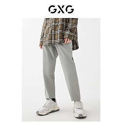 GXG 男装22年春季商场同款长裤 豆绿色 165/S