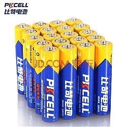 PKCELL 比苛 R6P 5号碳性电池1.5V 20粒+RO3P 7号碳性电池 1.5V 20粒 40粒装