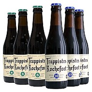 春焕新、88VIP：Trappistes Rochefort 罗斯福 比利时罗斯福小麦精酿修道士啤酒8号10号各3瓶 330mlx6瓶