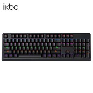 ikbc R310键 有线双模机械键盘 黑色 Cherry红轴 彩光