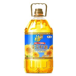 福临门 食用油 精炼一级葵花籽油6.18L 中粮出品