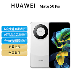 HUAWEI 华为 Mate 60 Pro 手机 12GB+1TB 白沙银