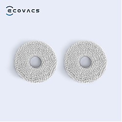 ECOVACS 科沃斯 配件水洗抹布适用于（X1型号）2对装（4片）