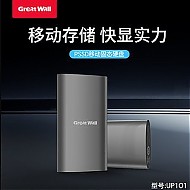 Great Wall 长城 移动固态硬盘UP1O1高速1TB电脑手机外接typec便携式移动硬盘