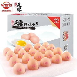 WENS 温氏 天露 鲜鸡蛋 20枚 1kg