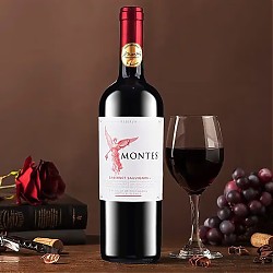 MONTES 蒙特斯 智利原瓶进口 红天使珍藏 赤霞珠 14.5度干红葡萄酒 750ml 单瓶