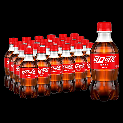 可口可乐 300ml瓶装装碳酸饮料汽水迷你小瓶装可团购夏日饮品 可口可乐300ml