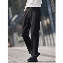 GXG 24夏季男款日常简约时尚微弹薄款直筒休闲裤