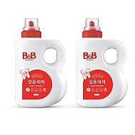 B&B 保宁 韩国B&B保宁进口天然婴儿宝宝专用洗衣液1800ml*2瓶正品
