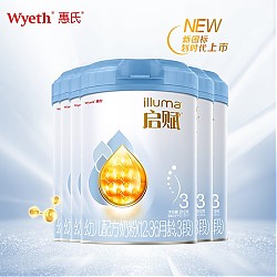 Wyeth 惠氏 新国标蓝钻 幼儿配方奶粉 3段 810克*6罐