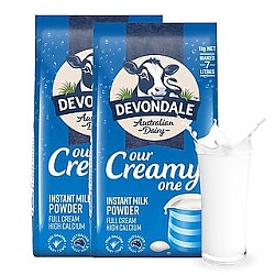 88VIP：DEVONDALE 德运 澳洲德运奶粉1kg调制乳粉青少年学生全脂奶粉营养早餐 1件装