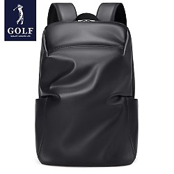 GOLF 高尔夫 双肩包男士运动背包男女休闲旅行包潮学生书包防泼水通勤出游背包 款式2-黑色