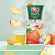 88VIP：汇源 100%苹果汁 1L*5盒