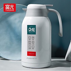 富光 保温壶2.2L大容量304不锈钢保温瓶家用暖壶按压式热水壶开水瓶