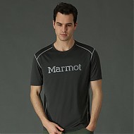 Marmot 土拨鼠 户外运动男式爆款断码清仓透气速干上衣T恤