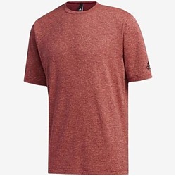 限尺码：adidas 阿迪达斯 男子舒适圆领透气运动休闲短袖T恤
