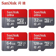 SanDisk 闪迪 至尊高速移动系列 Micro-SD存储卡 32GB（USH-I、U1、A1）